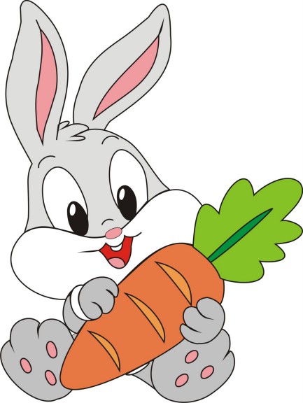 Bugs Bunny drawing and