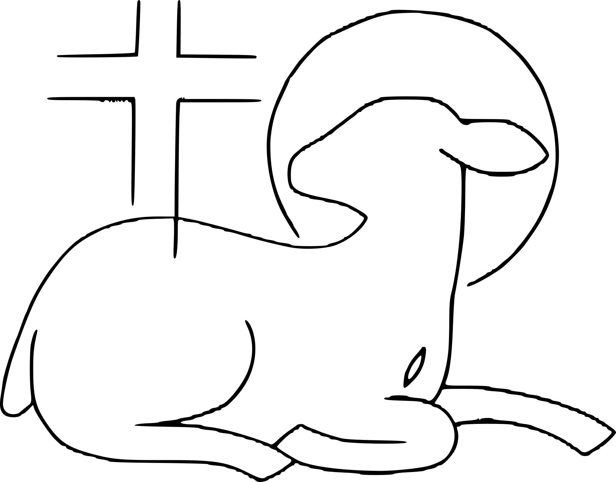 Lamb Of God coloring page