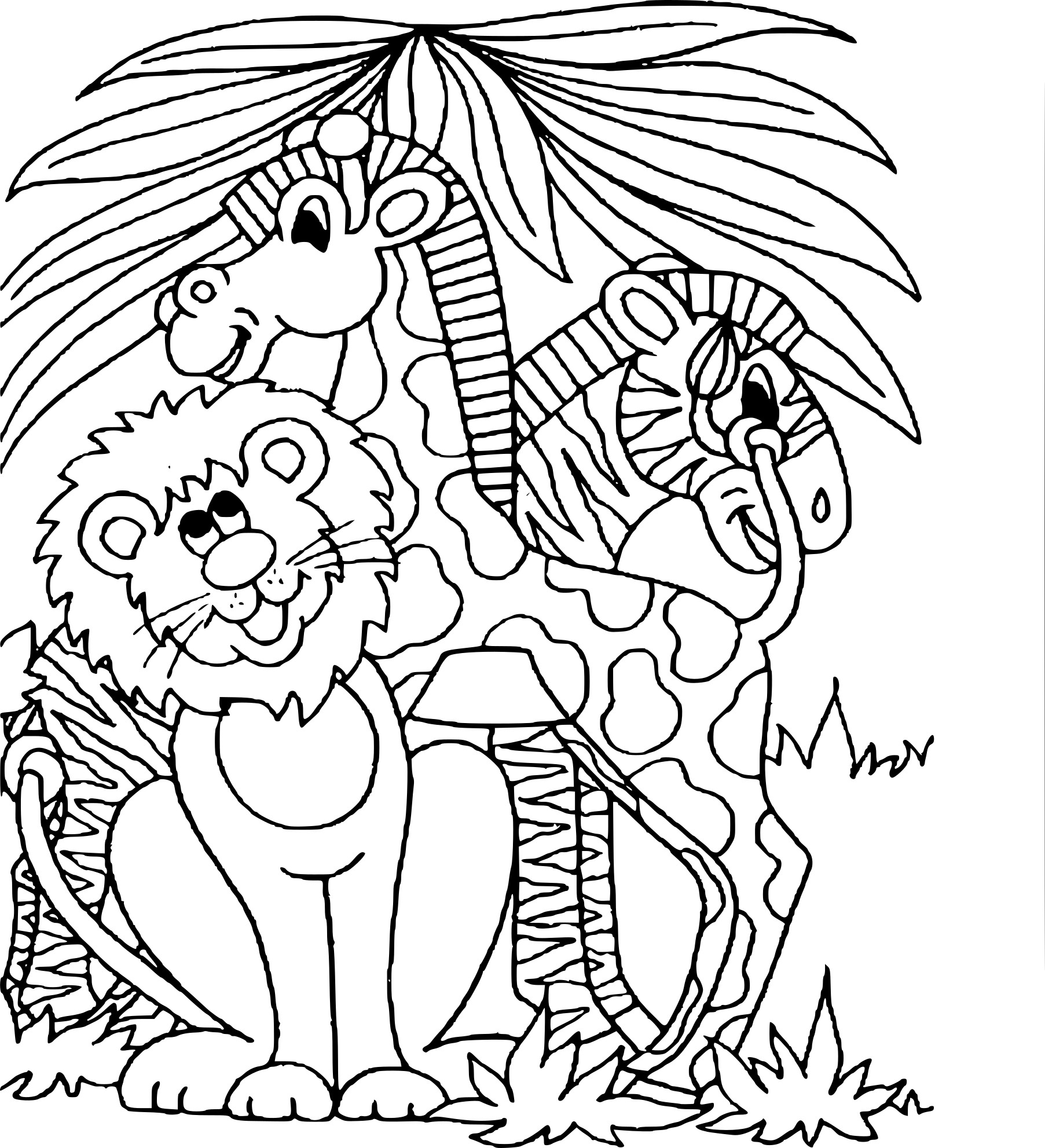 Coloriage Zoo 12 Coloriage Zoo Coloriages Animaux | Images and Photos ...