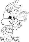 Disegno di Baby Bugs Bunny da colorare