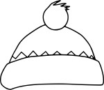 Winter Beanie coloring page