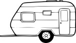 Caravan coloring page