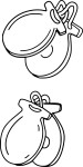 Castanets coloring page