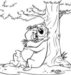 Cindy Bear And Yogi coloring page