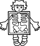 Human Body coloring page