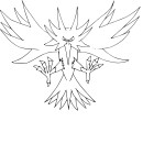 Pokemon Zapdos coloring page