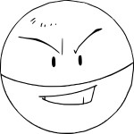 Pokemon Electrode coloring page