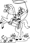 Far West coloring page