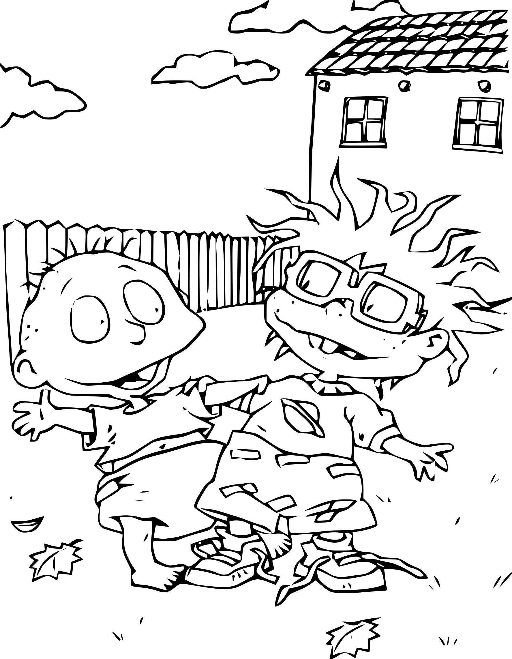 The Razmoket coloring page