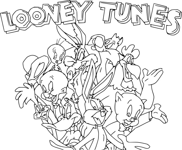Coloriage Looney Tunes