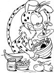 Disegno di Marsupilami da colorare