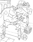 Monsters And Company coloring page