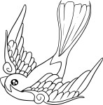 Bird Of Paradise coloring page