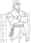 Frozen Kristoff coloring page