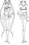 Coloriage Sailor Moon cosmos