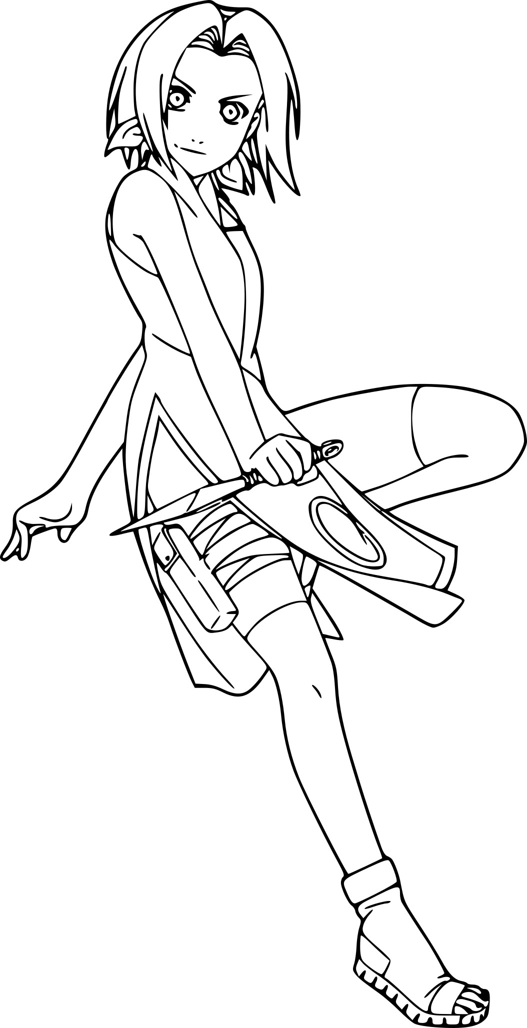 Sakura Haruno coloring page