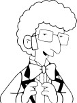 Simpson Artie Ziff coloring page