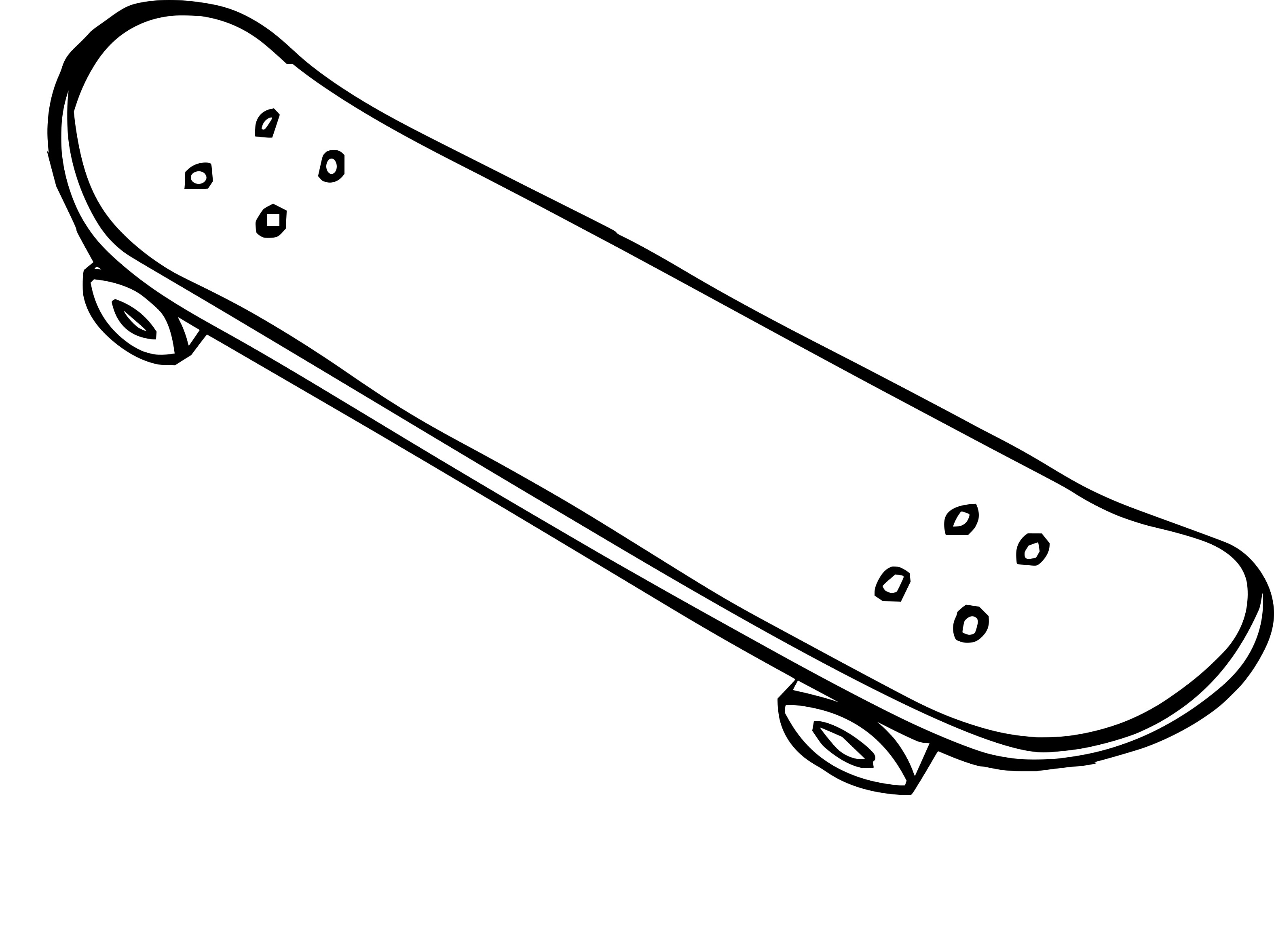 Disegno di Skateboard da colorare