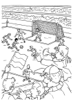 Soccer Fans At Imprmer coloring page