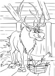 Sven From Frozen coloring page