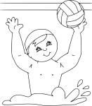 Coloriage Waterpolo