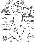 Coloriage Yogi l'ours