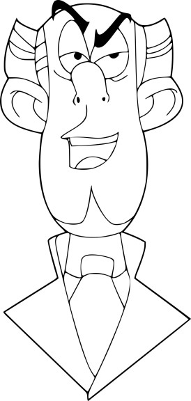 Zorglub coloring page