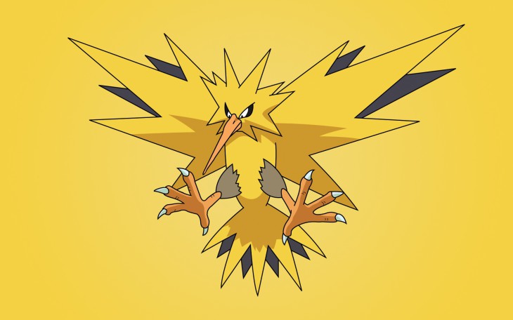 Disegno di Pokemon Zapdos da colorare