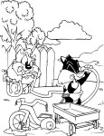 Looney Tunes drawing and coloring page