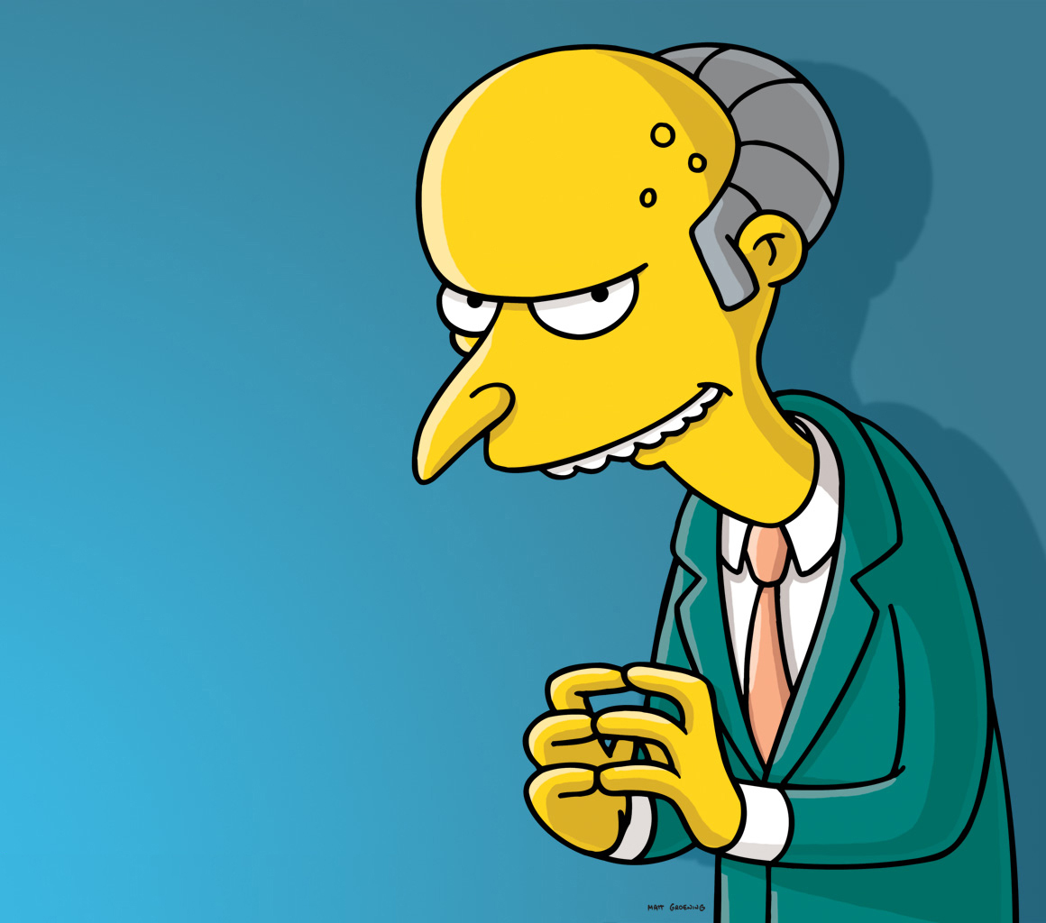 Mr Burns.