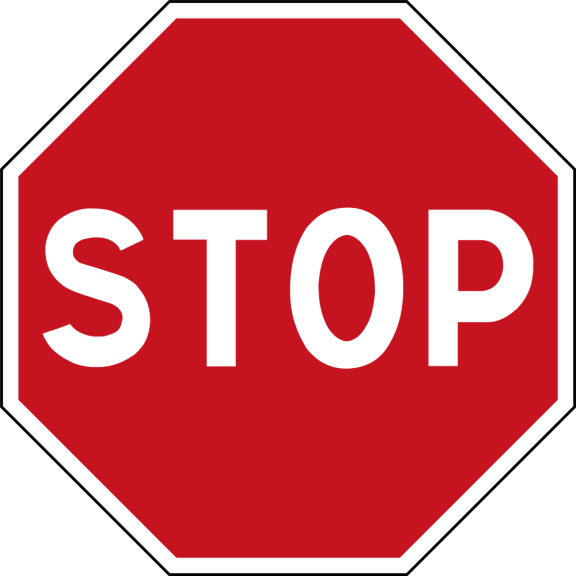 Panneau stop