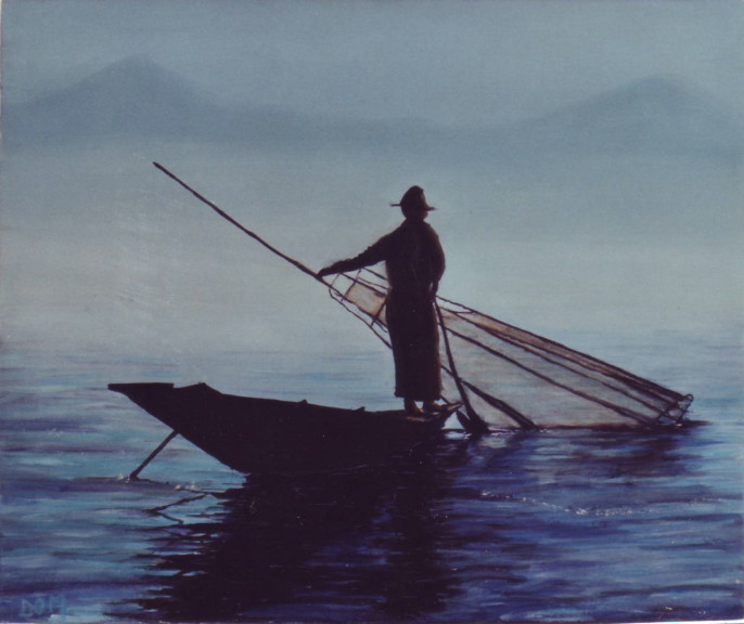 Disegno di Disegno di pesca e da colorare