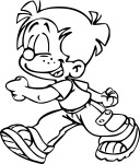 Spirou drawing and coloring page