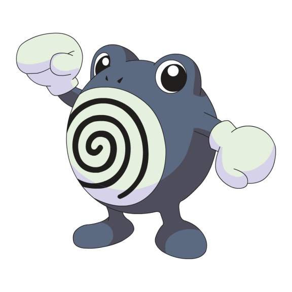 Disegno di Pokemon Poliwhirl da colorare