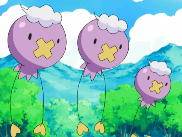 Disegno di Pokemon Drifloon da colorare