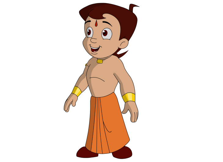 Disegno di Chhota Bheem da colorare