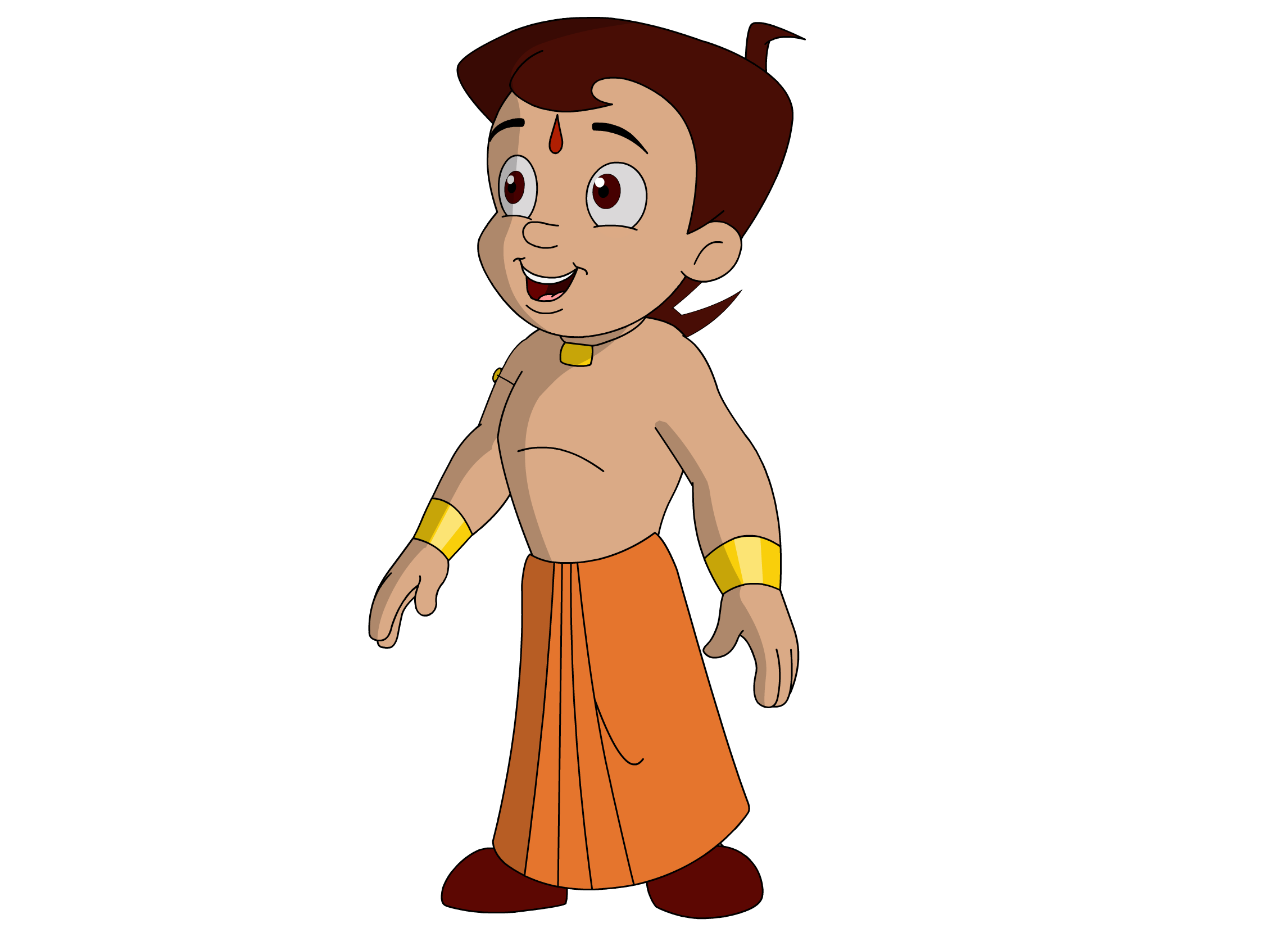 Chhota Bheem coloring page - free printable coloring pages on 