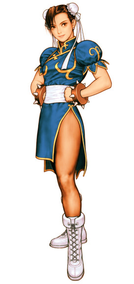 Disegno di Chun Li Street Fighter da colorare