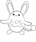 Azumarill Pokemon coloring page