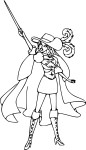 Barbie And The Three Musketeers coloring page