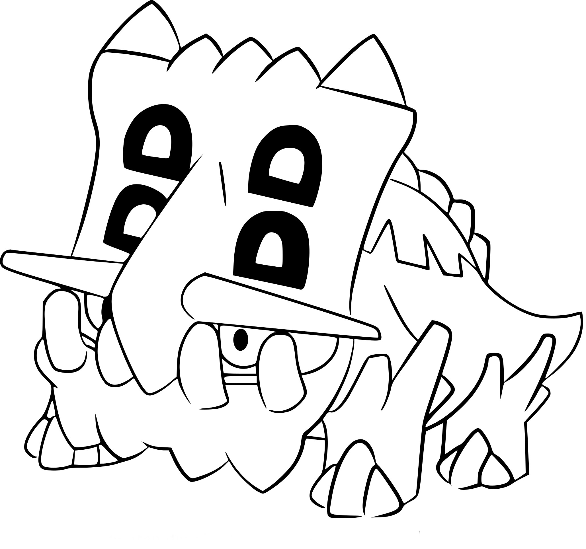 Disegno di Pokemon Bastiodon da colorare