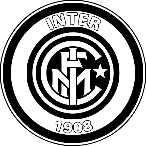 Inter Milan Coat Of Arms coloring page