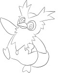 Delibird Pokemon coloring page