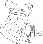 Treasure Map coloring page