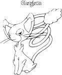 Pokemon Glameow coloring page