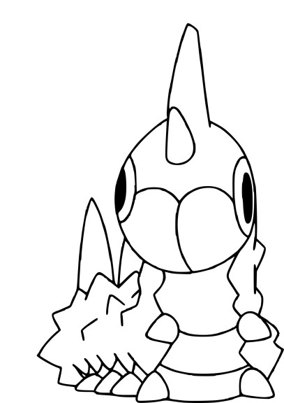 Wurmple Pokemon coloring page