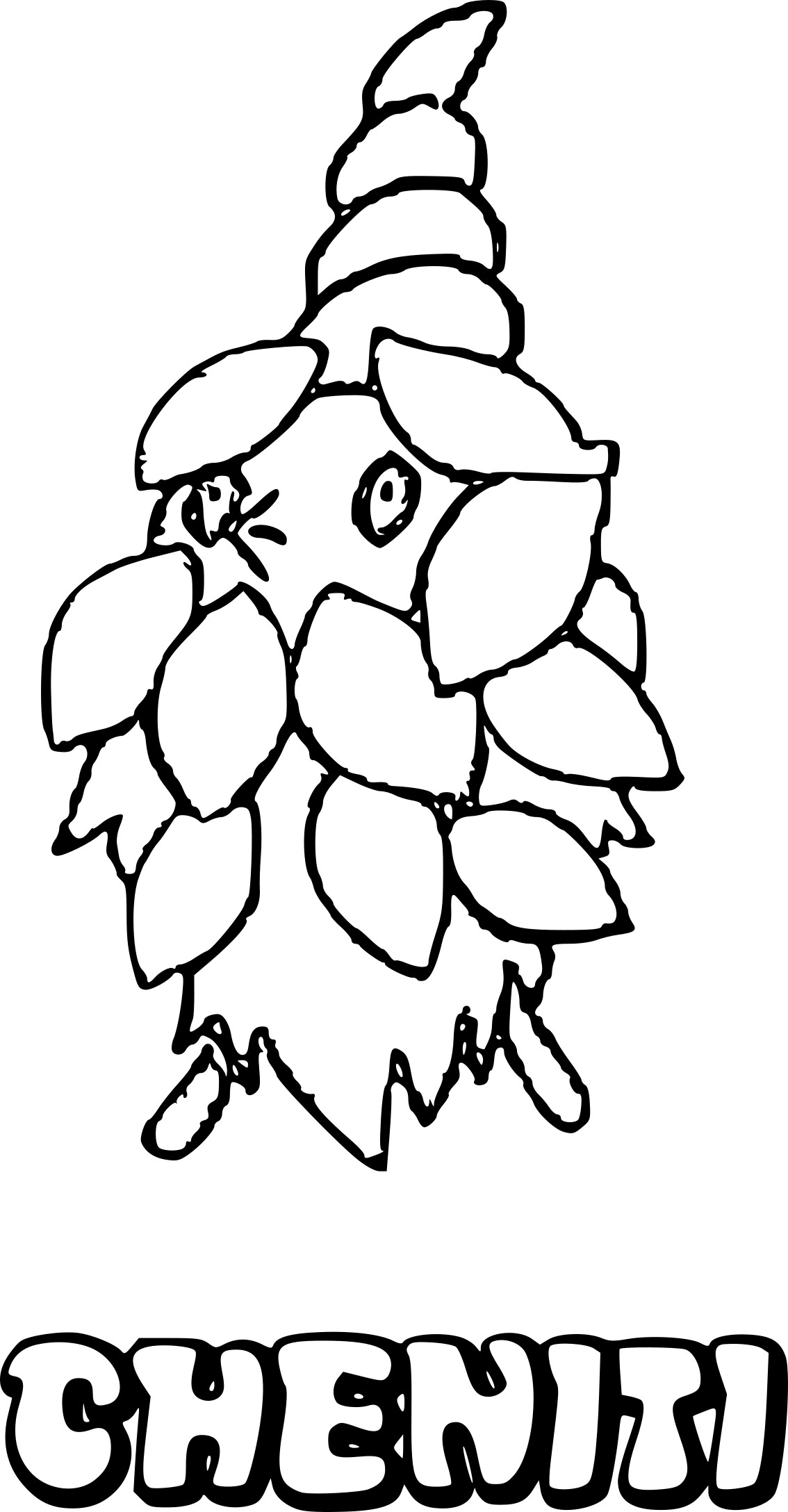 Burmy Pokemon coloring page