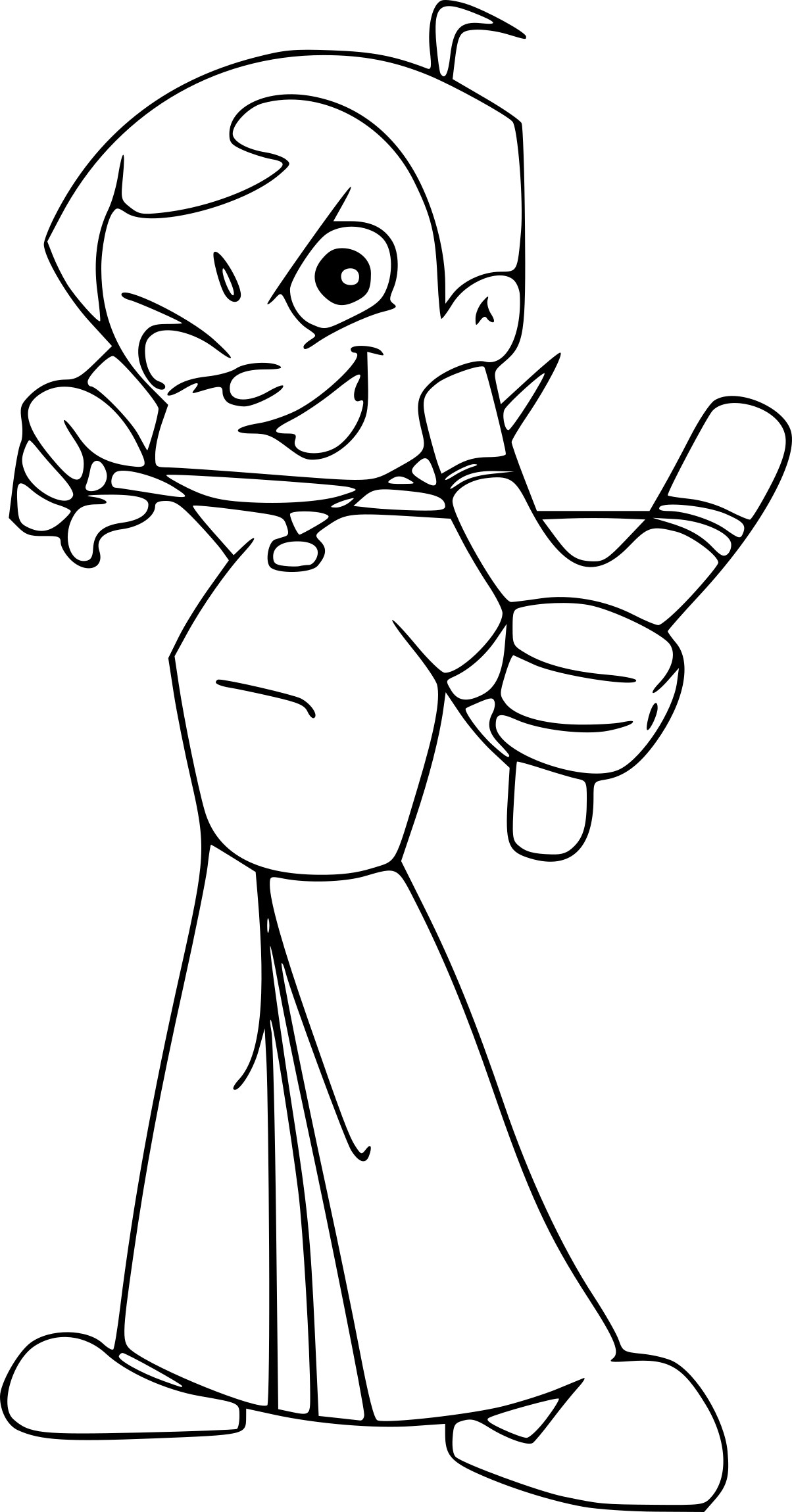 Chhota Bheem coloring page