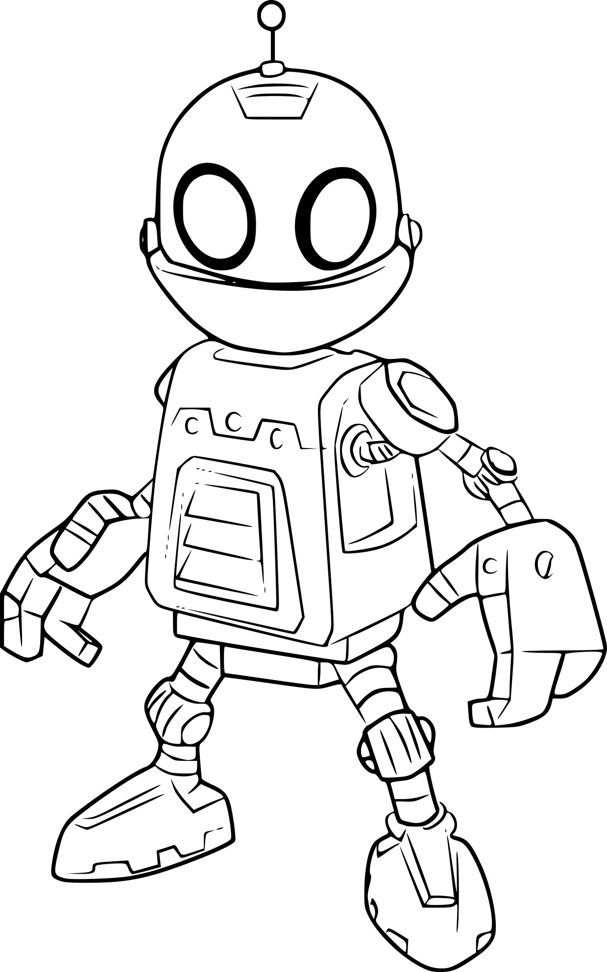 Coloriage Clank