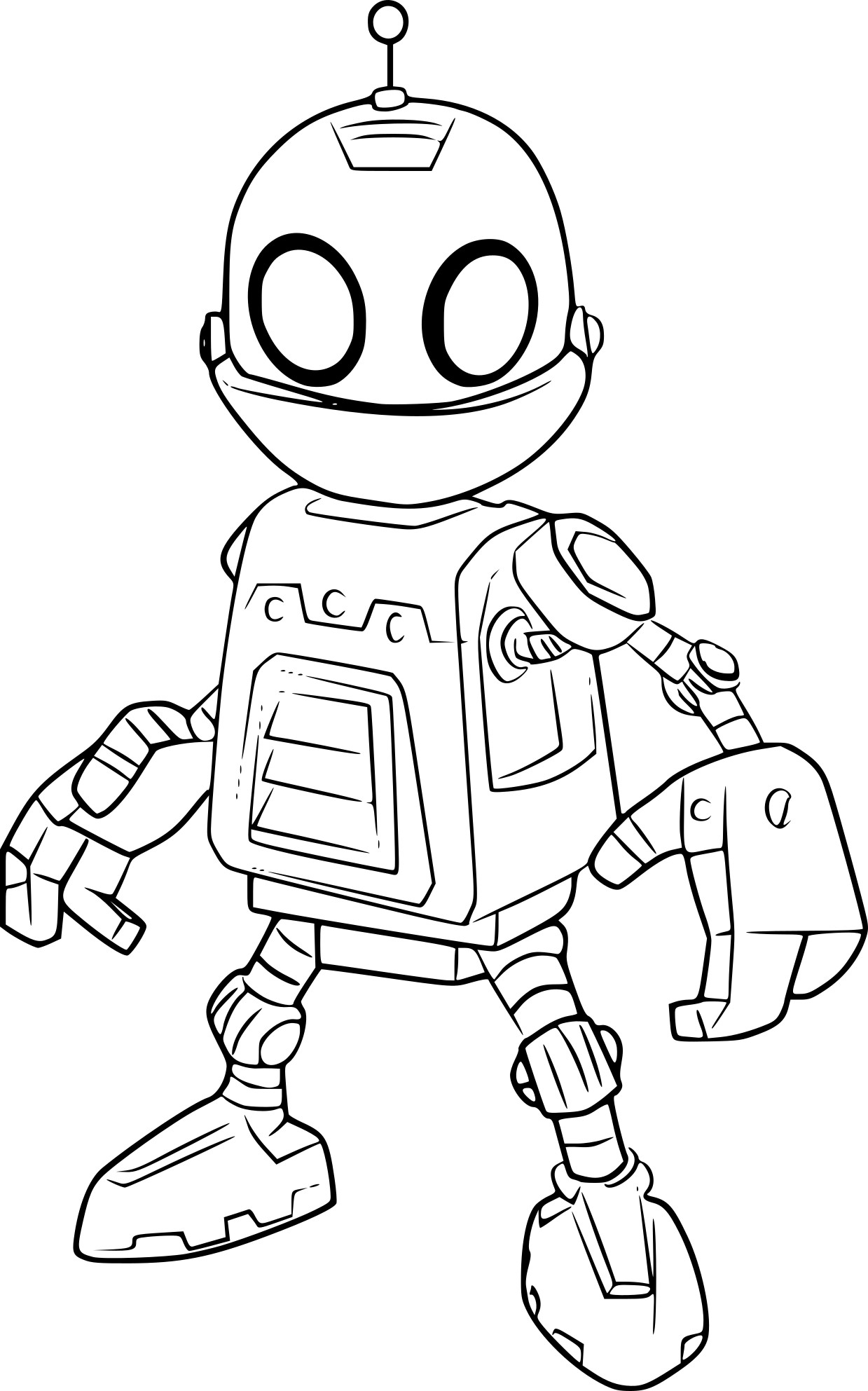 Clank coloring page